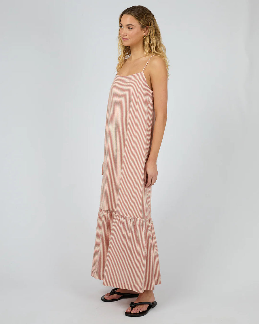 SILENT THEORY FLETCHER MAXI DRESS - RUST - WILDROSE