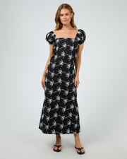 SILENT THEORY TASMAN MAXI DRESS - BLACK - WILDROSE