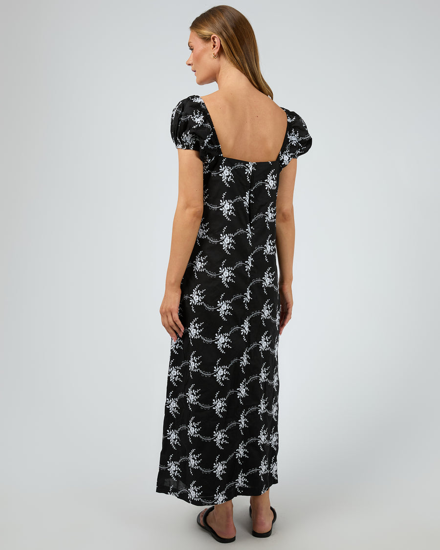 SILENT THEORY TASMAN MAXI DRESS - BLACK - WILDROSE