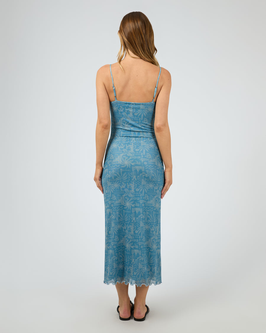 SILENT THEORY CORFU MAXI DRESS - LIGHT BLUE - WILDROSE