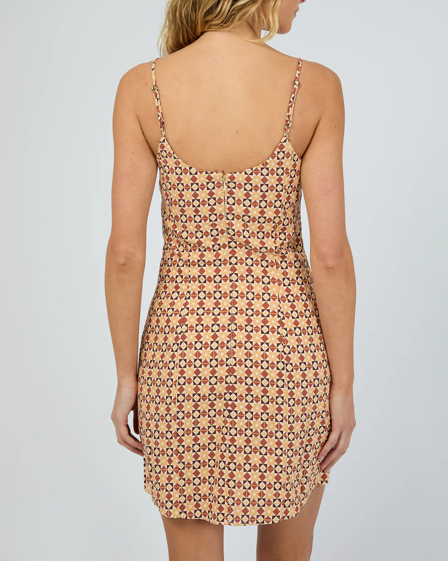 SILENT THEORY BELIZE MINI DRESS - PRINT - WILDROSE