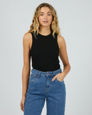 SILENT THEORY PIA TANK - BLACK - WILDROSE