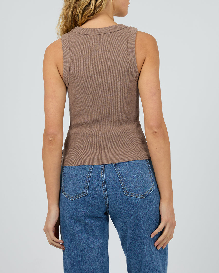 SILENT THEORY PIA TANK - BROWN - WILDROSE