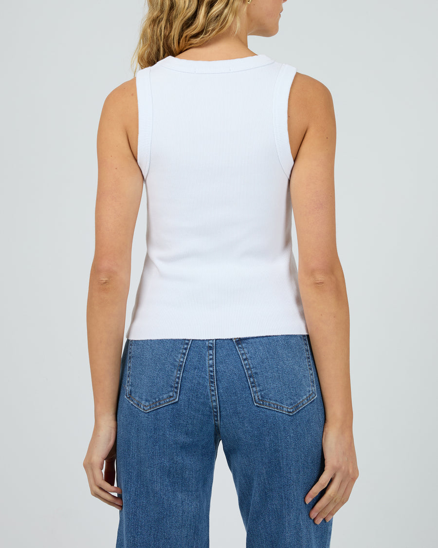 SILENT THEORY PIA TANK - WHITE