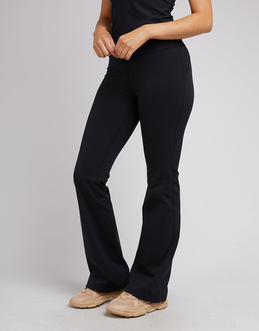 ALL ABOUT EVE ACTIVE FLARE LEGGING - BLACK - WILDROSE