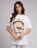 ALL ABOUT EVE EXISTENCE TEE - VINTAGE WHITE - WILDROSE