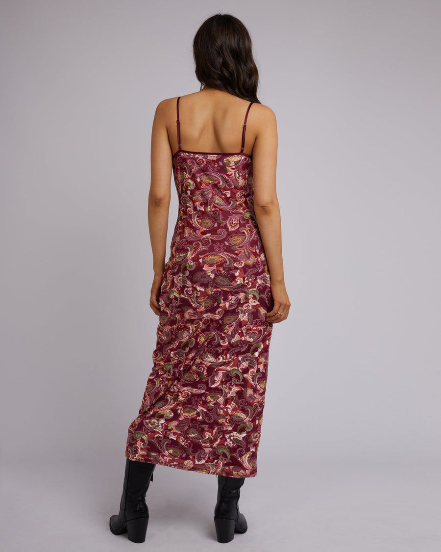 ALL ABOUT EVE POET MAXI DRESS - PRINT - WILDROSE