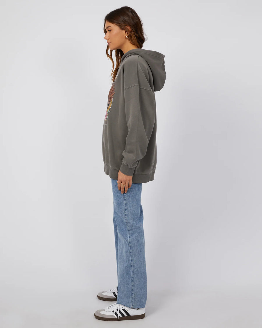 ALL ABOUT EVE SEEKER OVERSIZED HOODIE - WILDROSE