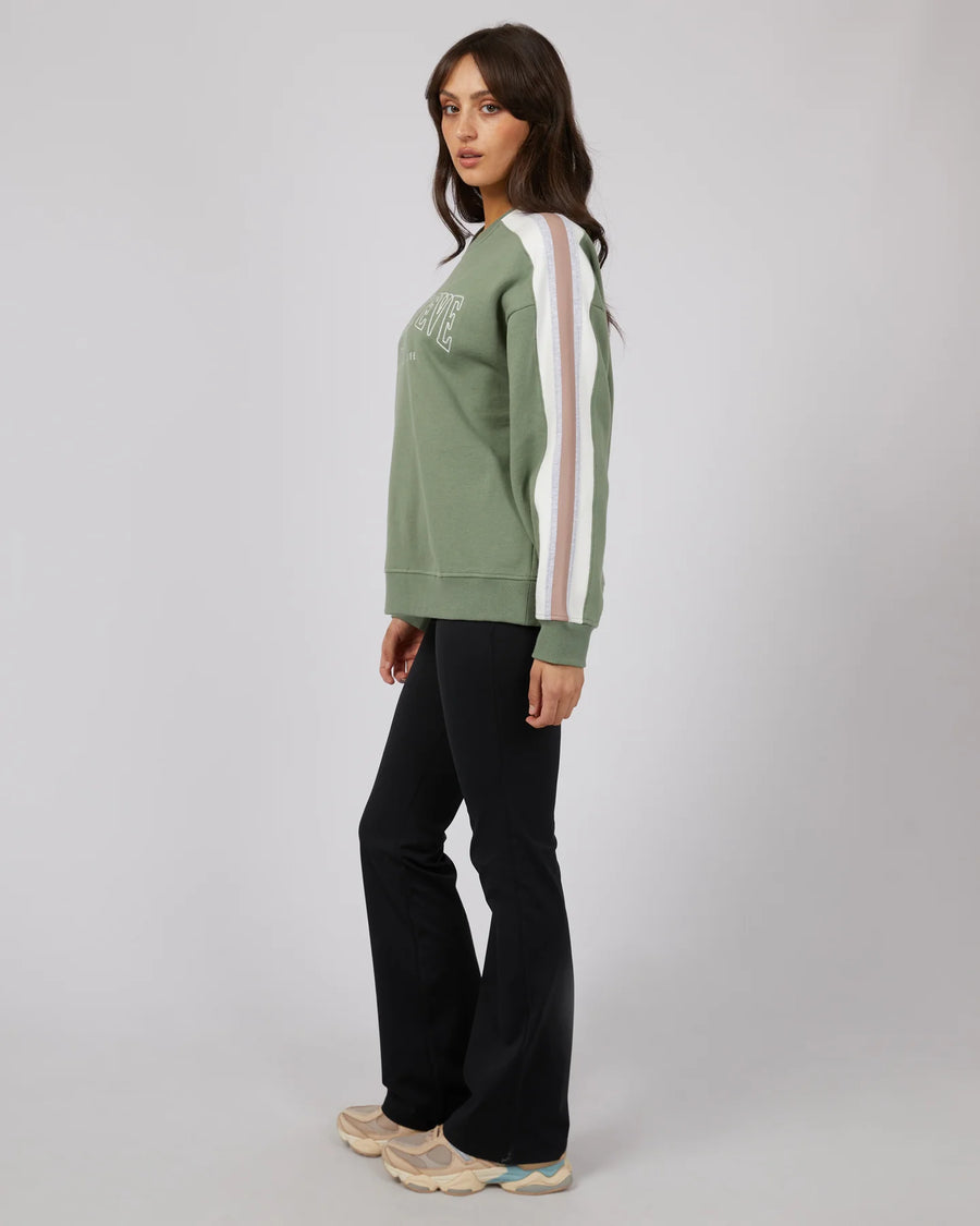 ALL ABOUT EVE BOSTON PANEL STANDARD CREW - KHAKI - WILDROSE