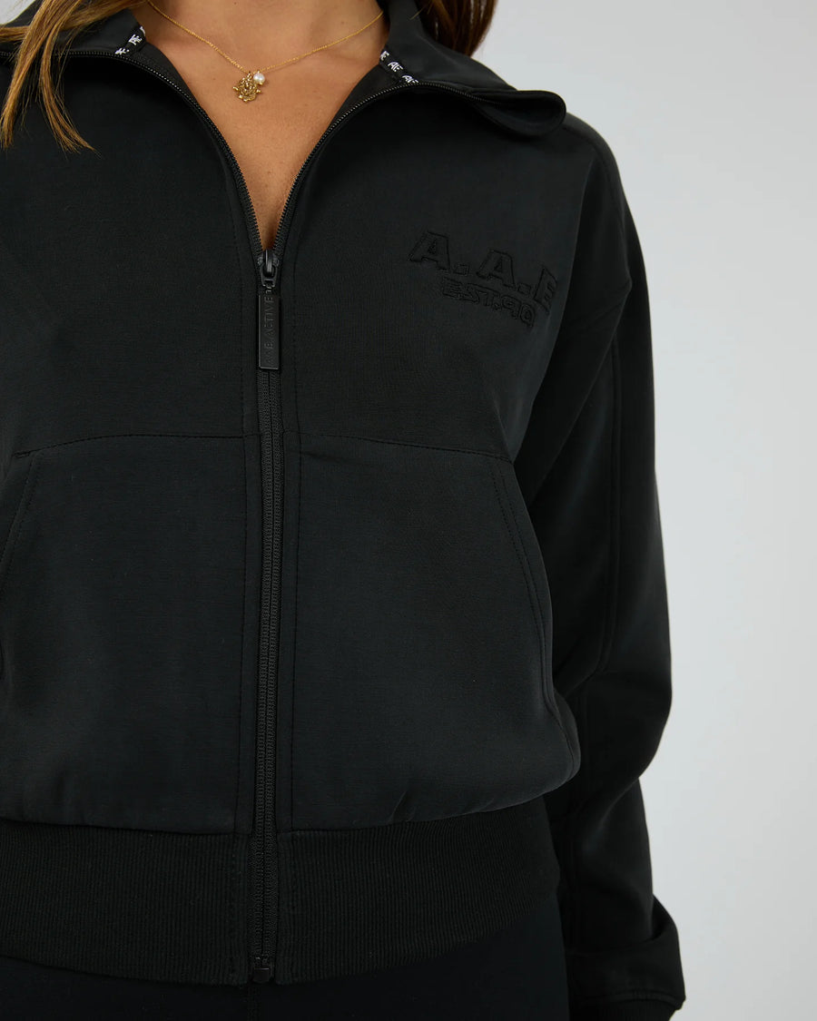 ALL ABOUT EVE LUXE ACTIVE ZIP THROUGH - BLACK - WILDROSE