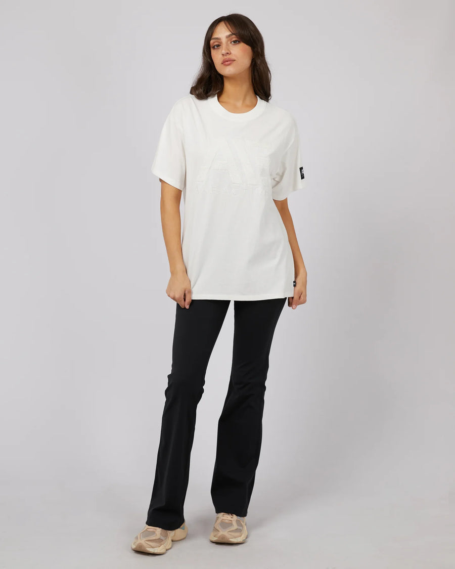 ALL ABOUT EVE BASE ACTIVE TEE - VINTAGE WHITE - WILDROSE