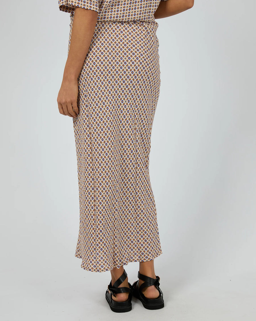 ALL ABOUT EVE HARRI SLIP SKIRT - PRINT - WILDROSE