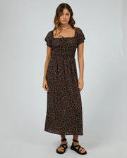 ALL ABOUT EVE PIP MAXI DRESS - WILDROSE