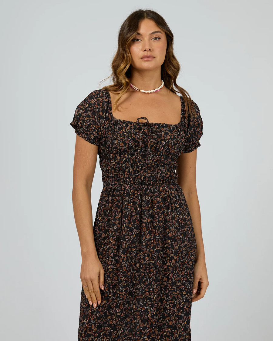 ALL ABOUT EVE PIP MAXI DRESS - WILDROSE