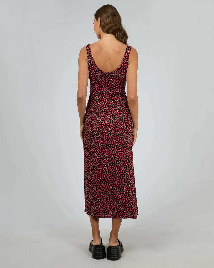 ALL ABOUT EVE LANA MAXI DRESS - RED - WILDROSE