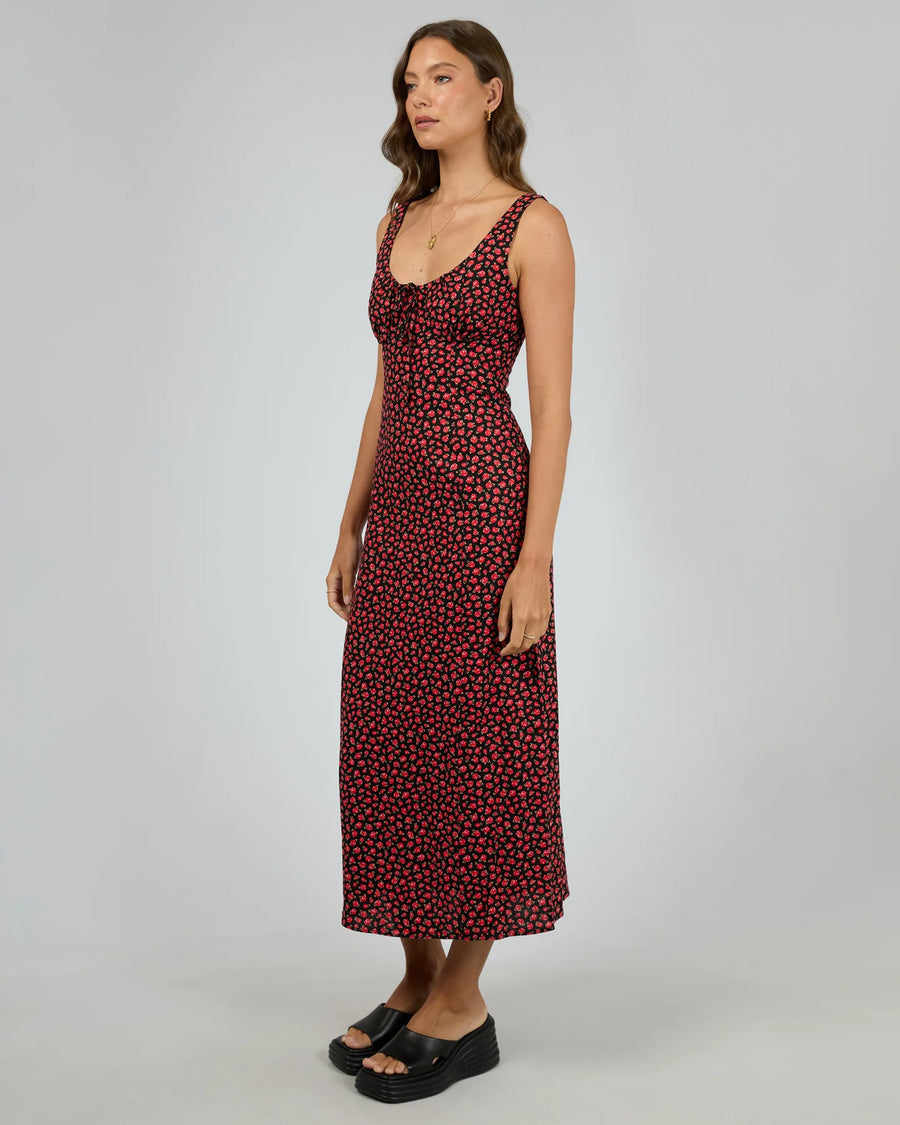 ALL ABOUT EVE LANA MAXI DRESS - RED - WILDROSE