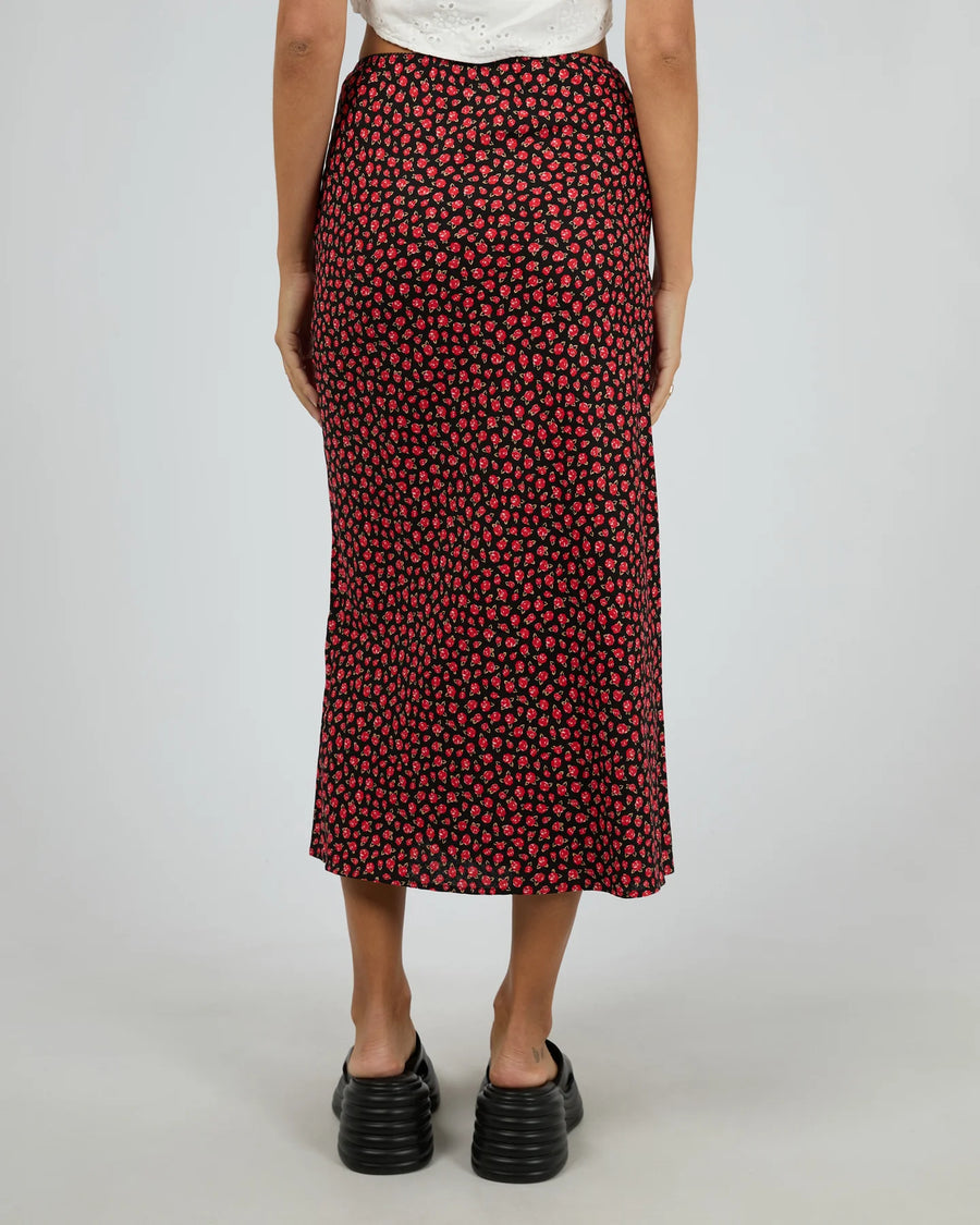 ALL ABOUT EVE  LANA MAXI SKIRT - RED - WILDROSE