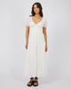ALL ABOUT EVE SUTTON BRODERIE MAXI DRESS - VINTAGE WHITE - WILDROSE