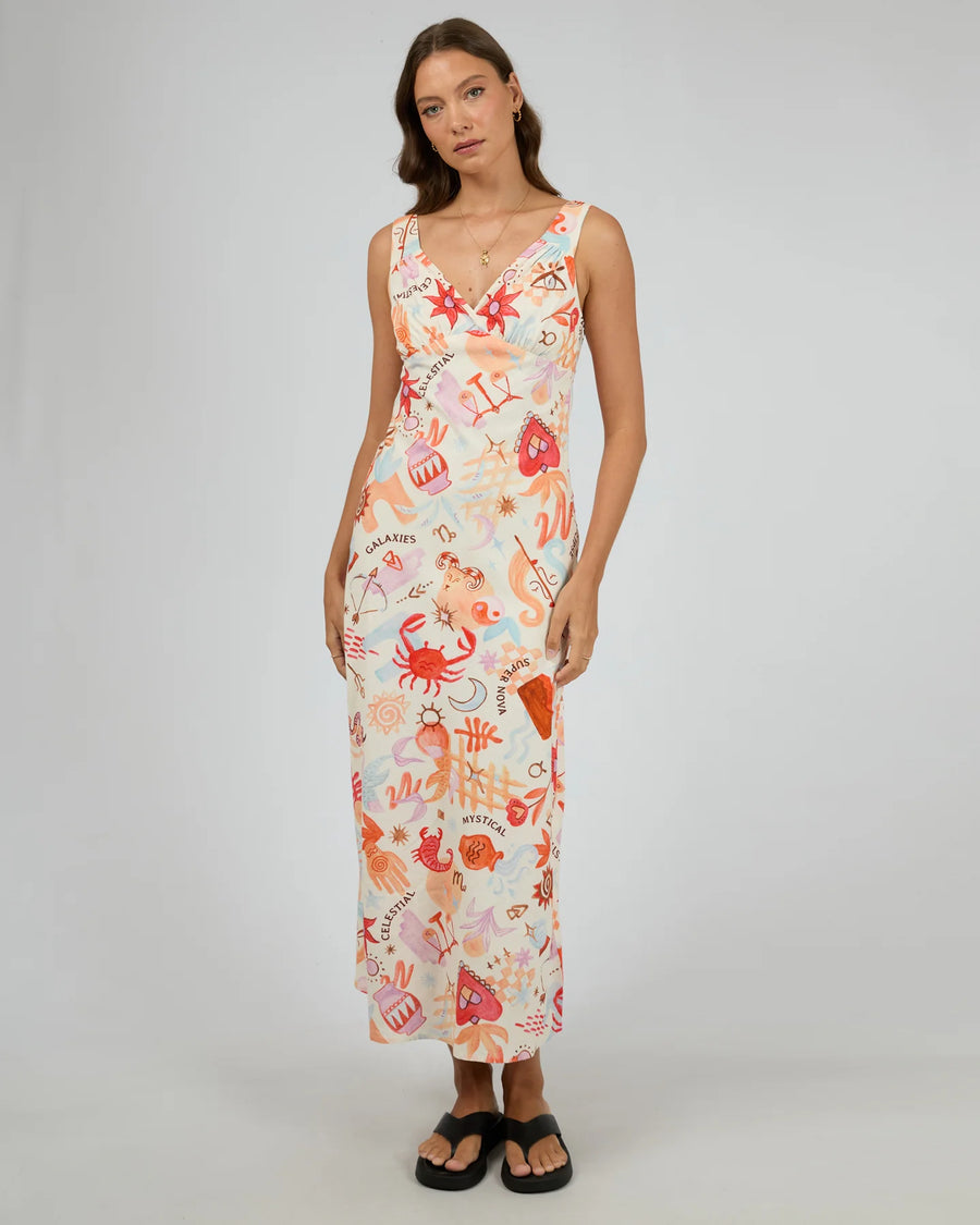 ALL ABOUT EVE TYRA MAXI DRESS - VINTAGE WHITE - WILDROSE