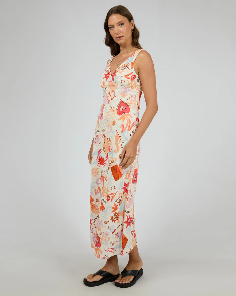 ALL ABOUT EVE TYRA MAXI DRESS - VINTAGE WHITE - WILDROSE