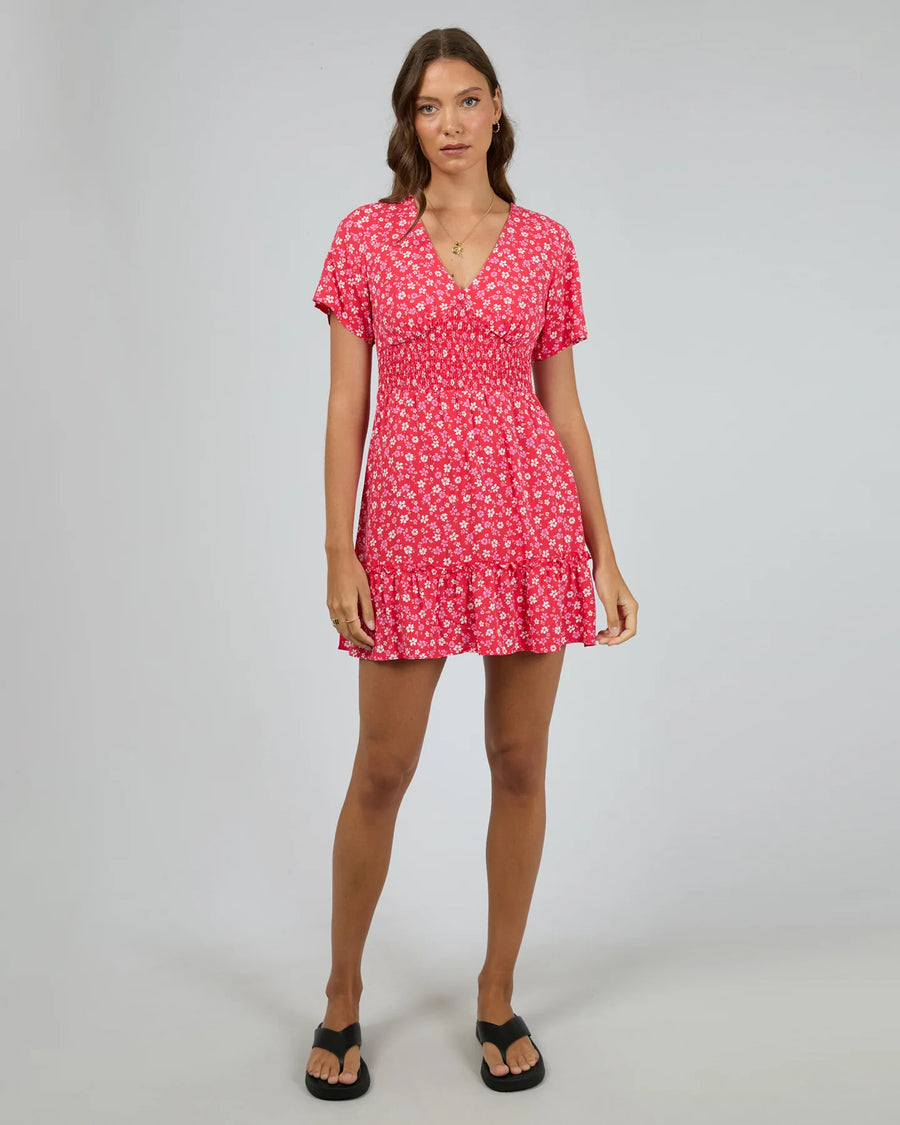 ALL ABOUT EVE DOLLY MINI DRESS - RED - WILDROSE