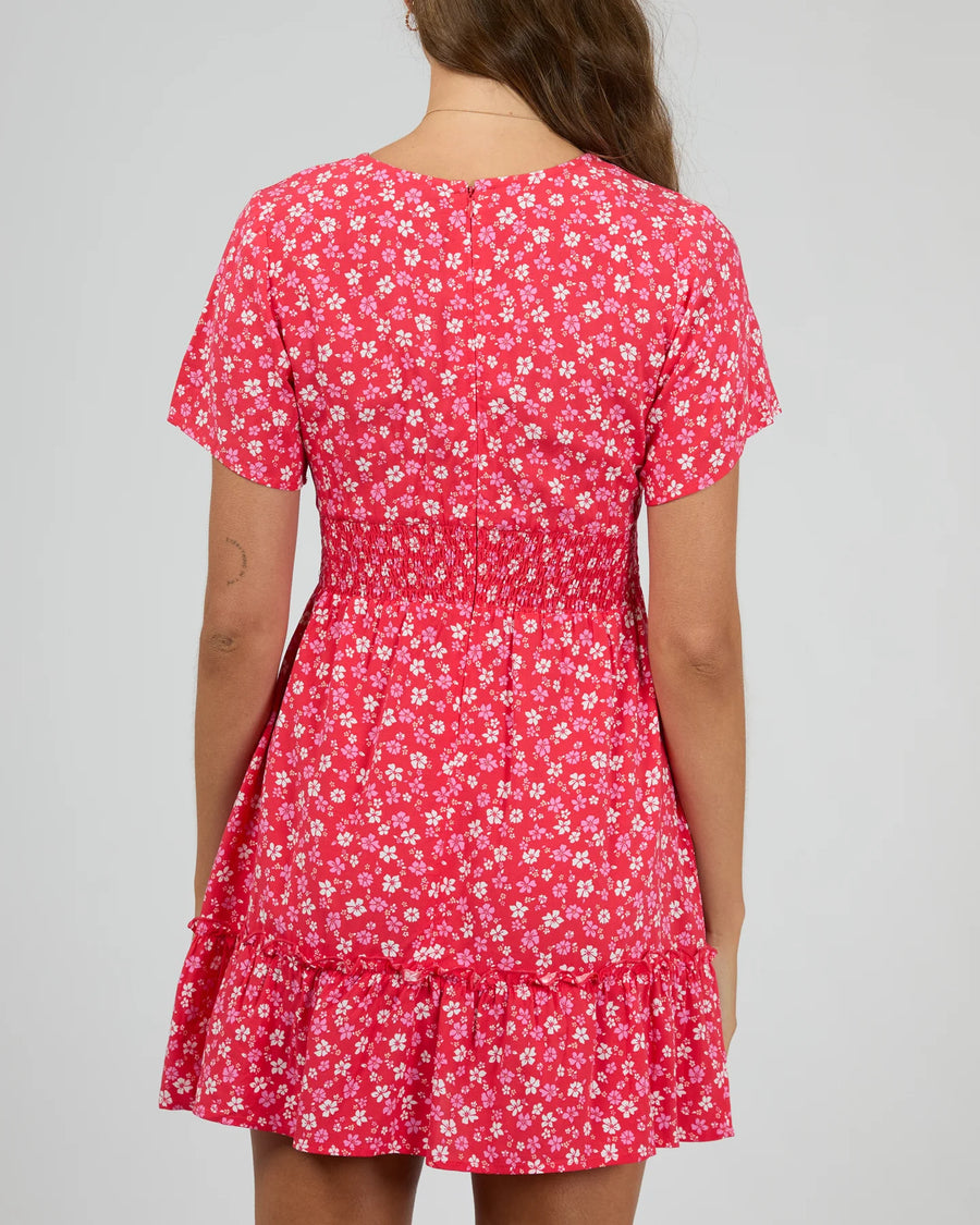 ALL ABOUT EVE DOLLY MINI DRESS - RED - WILDROSE