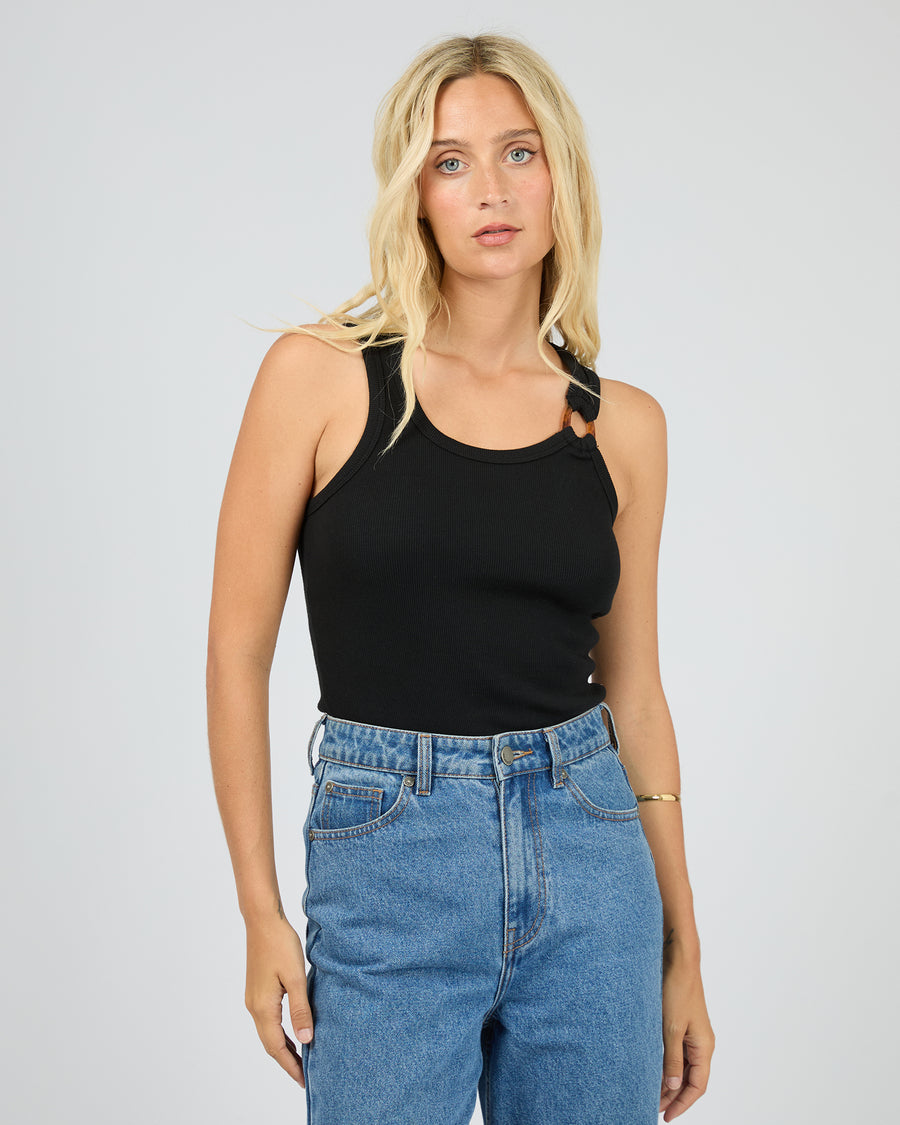 ALL ABOUT EVE SIERRA TANK - BLACK - WILDROSE