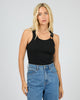 ALL ABOUT EVE SIERRA TANK - BLACK - WILDROSE