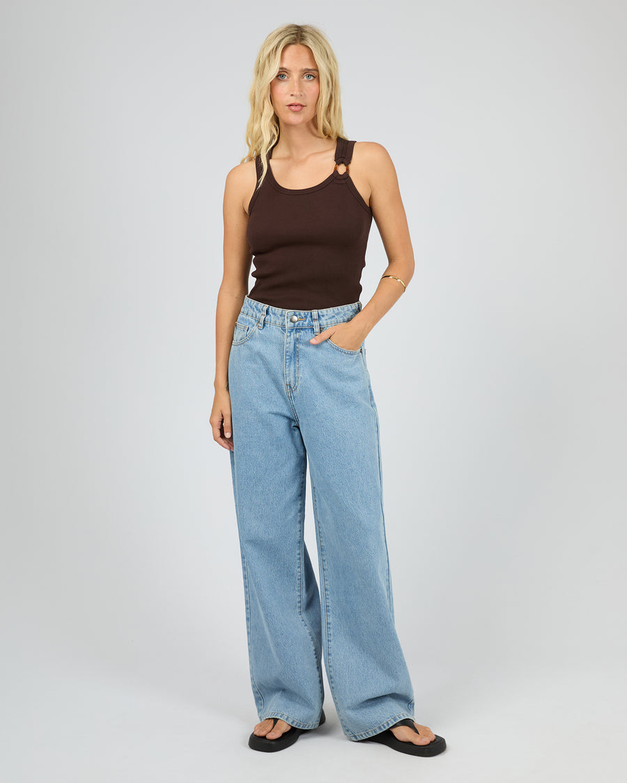 ALL ABOUT EVE SIERRA TANK - BROWN - WILDROSE