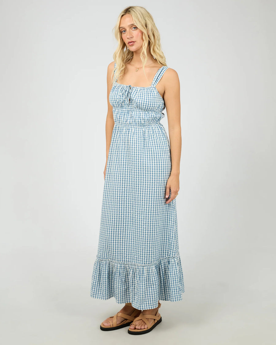 ALL ABOUT EVE MICKY MAXI DRESS - CHECK - WILDROSE