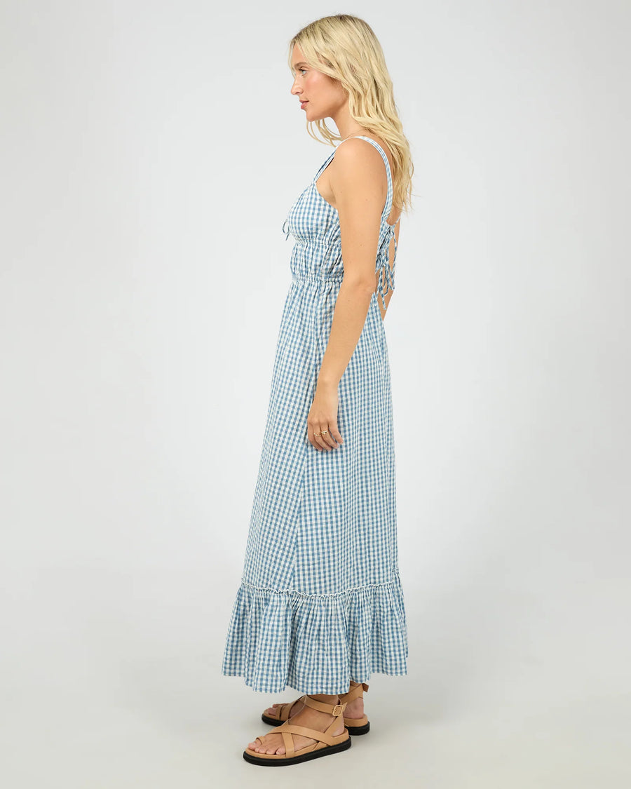 ALL ABOUT EVE MICKY MAXI DRESS - CHECK - WILDROSE