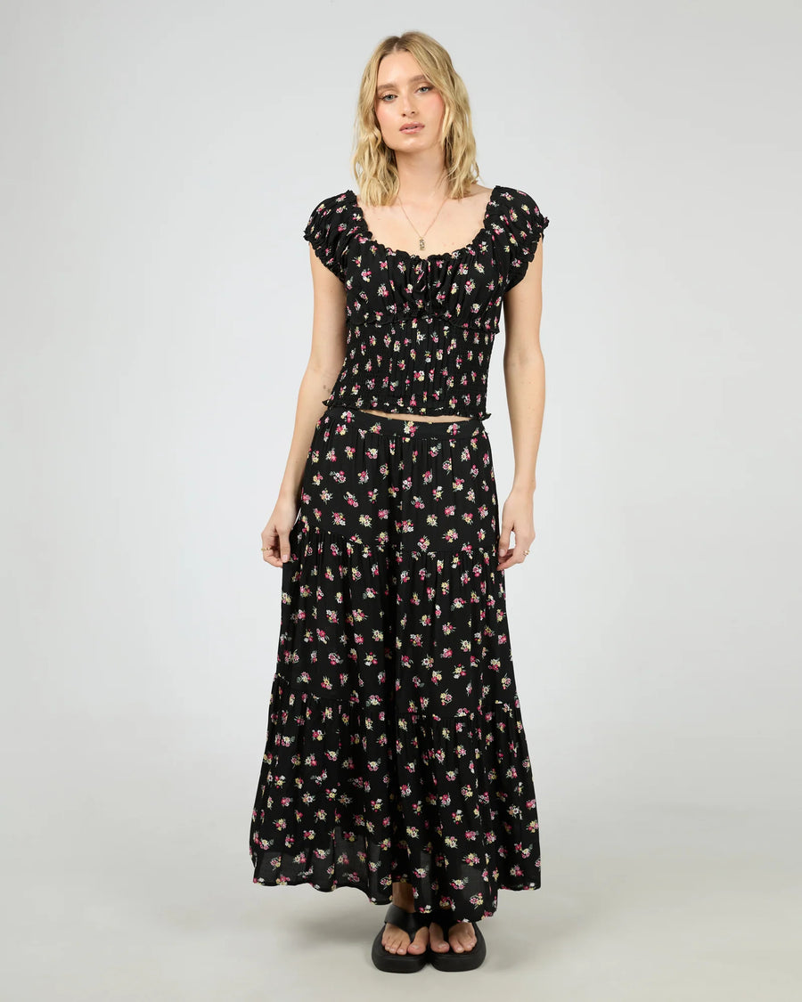 ALL ABOUT EVE VIENNA MAXI SKIRT  - WILDROSE