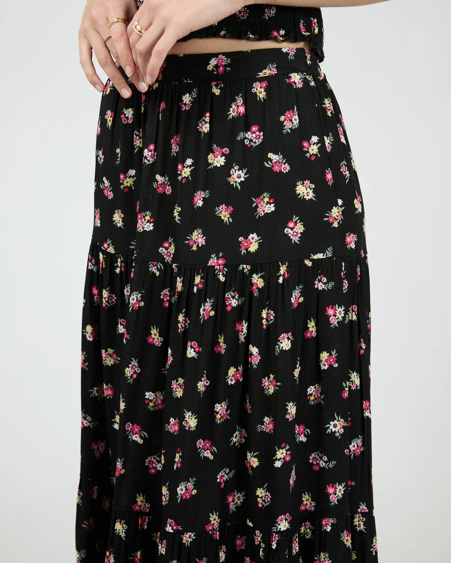 ALL ABOUT EVE VIENNA MAXI SKIRT  - WILDROSE