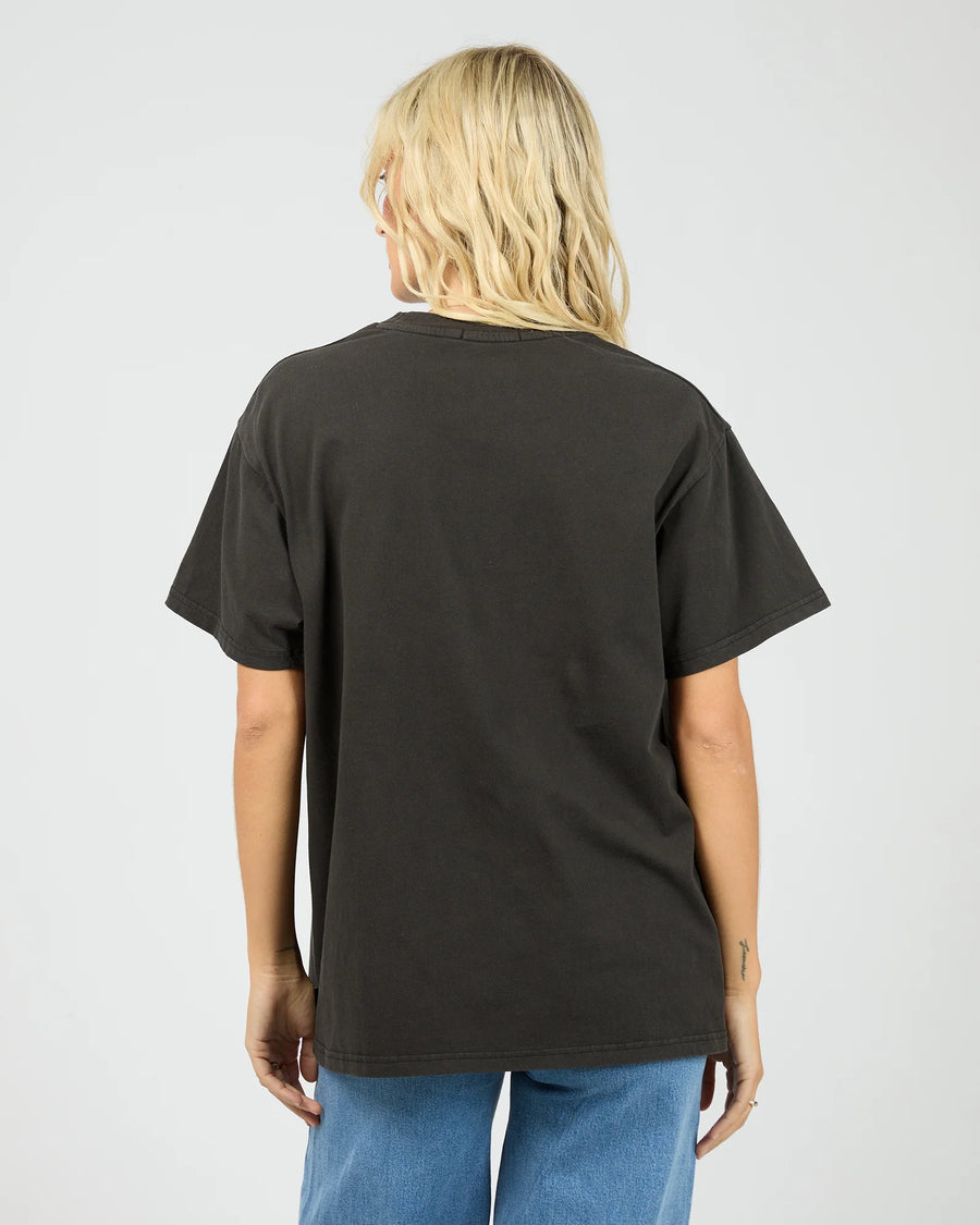 ALL ABOUT EVE MONTANA RELAXED TEE - WASHED BLACK - WILDROSE