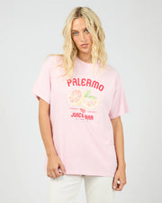 ALL ABOUT EVE PALERMO RELAXED TEE - LIGHT PINK - WILDROSE