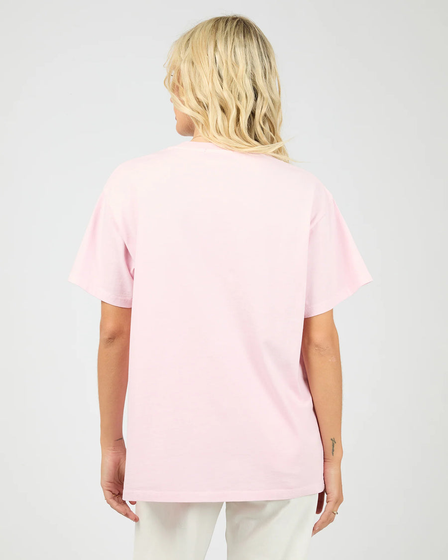 ALL ABOUT EVE PALERMO RELAXED TEE - LIGHT PINK - WILDROSE