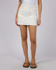 ALL ABOUT EVE BECCA DENIM SKIRT - VINTAGE WHITE - WILDROSE