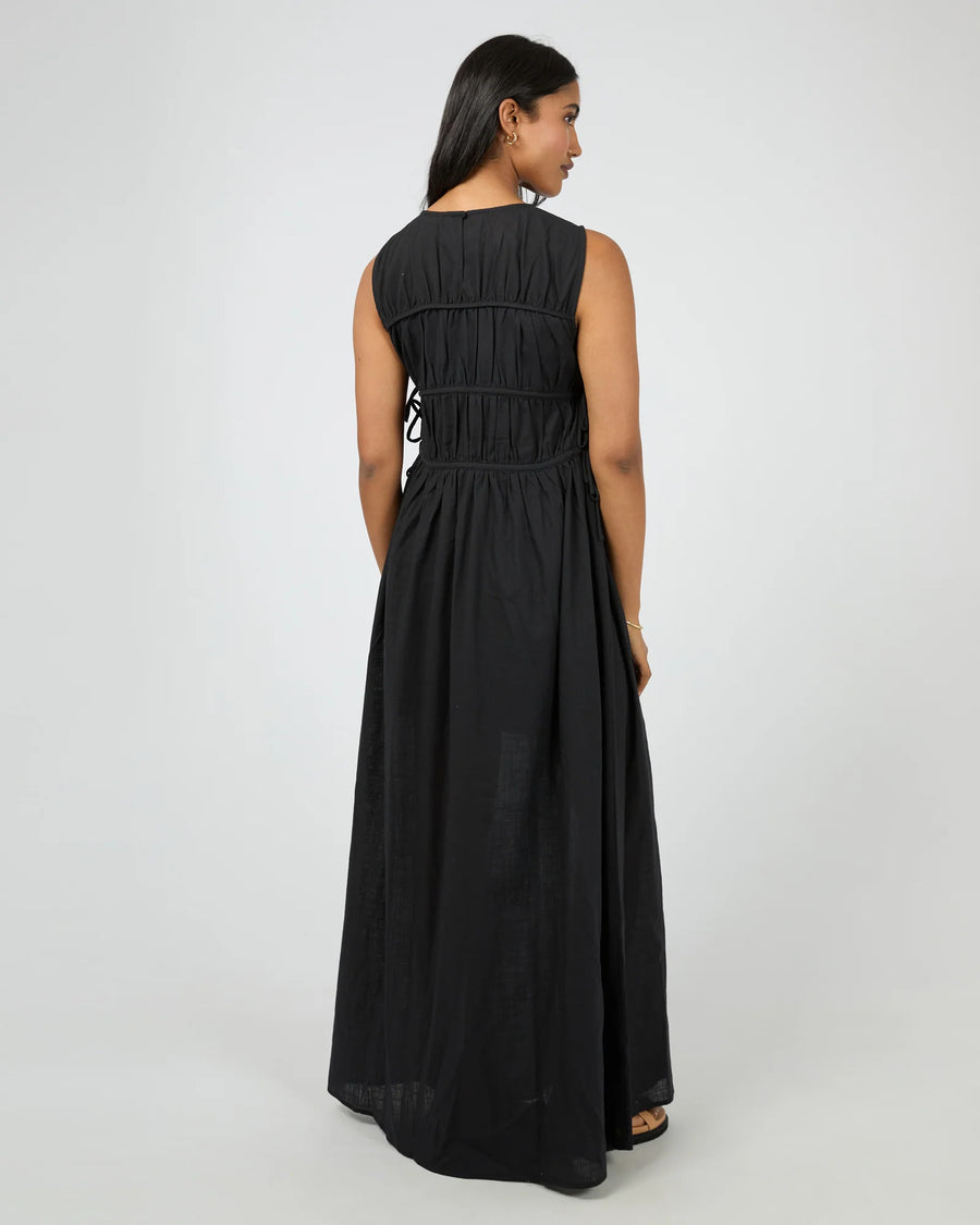 ALL ABOUT EVE LOU LOU TIE MAXI DRESS - WILDROSE