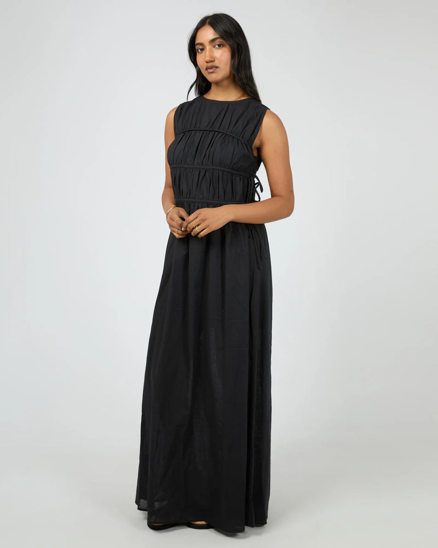 ALL ABOUT EVE LOU LOU TIE MAXI DRESS - WILDROSE