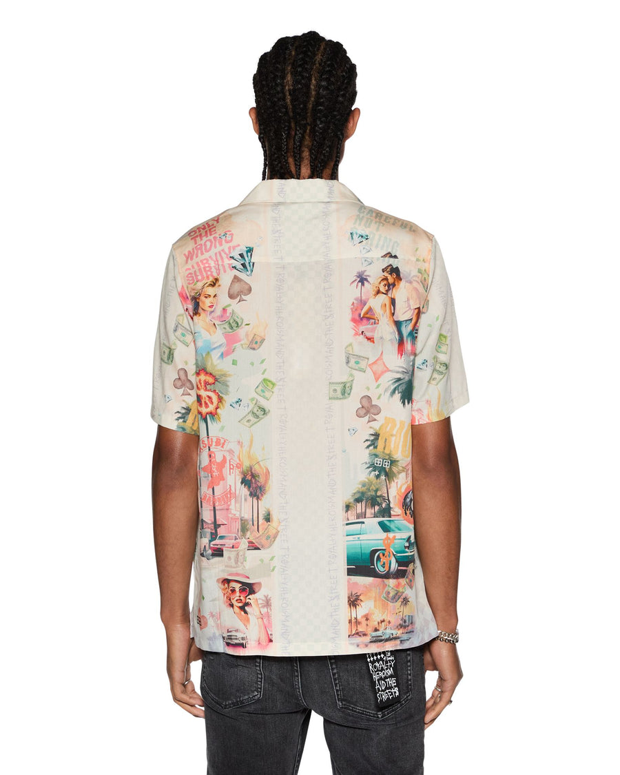 KSUBI WORLD ORDER RESORT SS SHIRT - MULTI