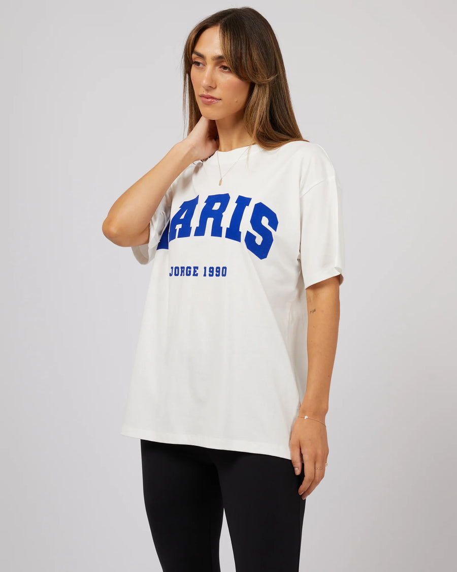 JORGE PARIS TEE - VINTAGE WHITE - WILDROSE