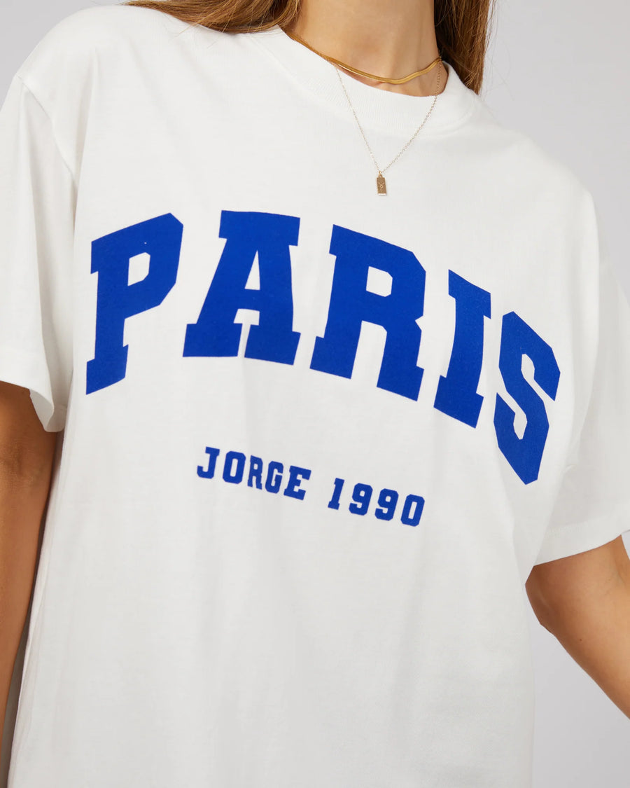 JORGE PARIS TEE - VINTAGE WHITE - WILDROSE