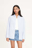 HUFFER CRUISE DAY SHIRT - ICE BLUE STRIPE - WILDROSE