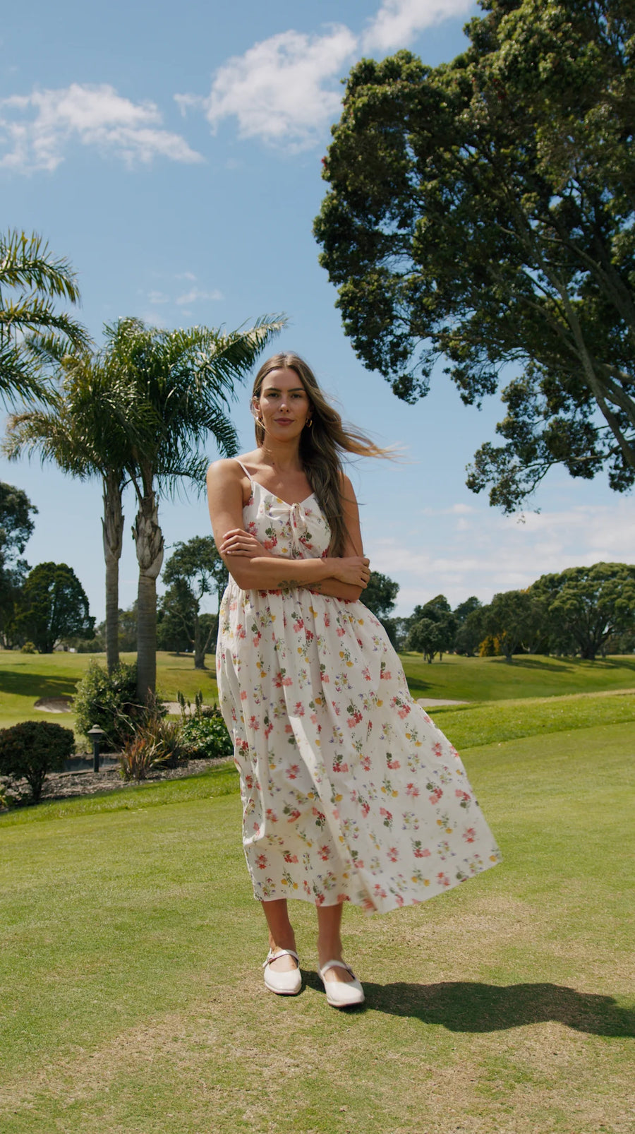 THING THING ZINNIA DRESS - SUMMER HAVEN - WILDROSE