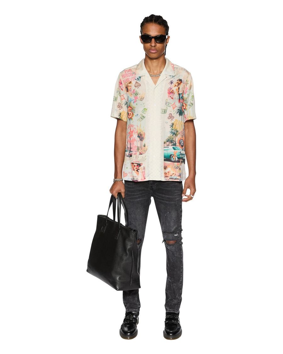 KSUBI WORLD ORDER RESORT SS SHIRT - MULTI