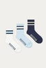 HUFFER HFR RIB SOCK/ALL STARS 3 PACK - WILDROSE