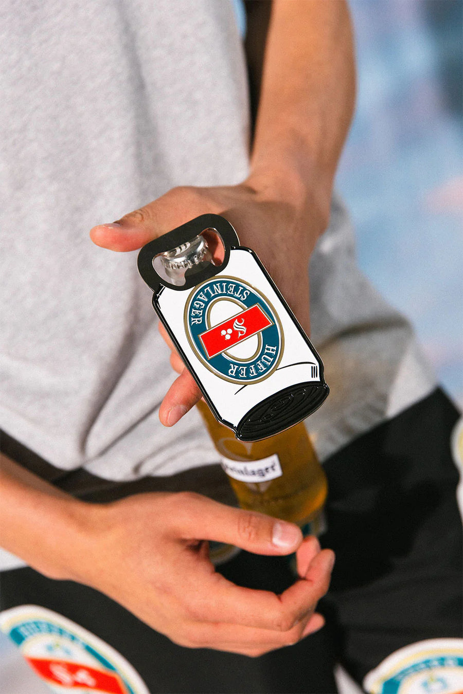 HUFFER - STEINLAGER BOTTLE OPENER - WILDROSE