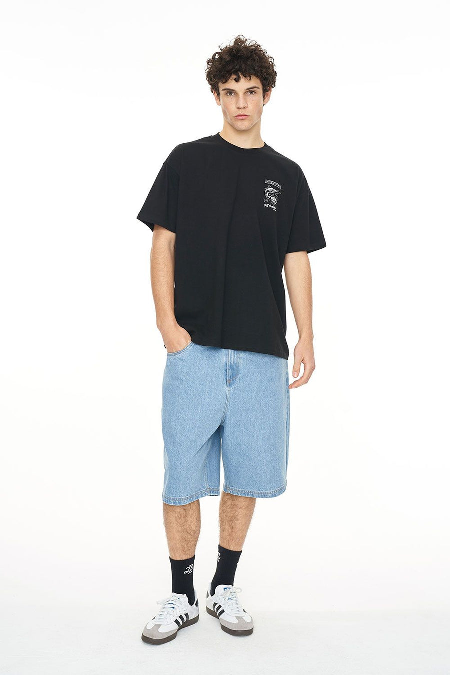 HUFFER BLOCK TEE 220/BILLS - BLACK