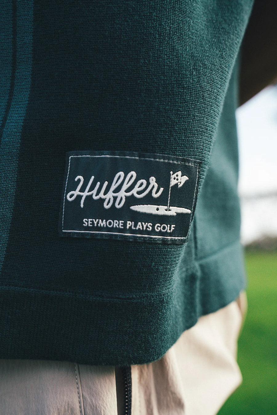 HUFFER KNIT SHIRT - GOLF GREEN