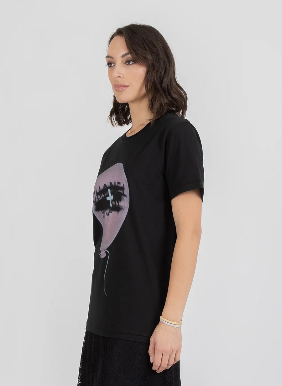 FEDERATION RUSH TEE BALLOON - BLACK - WILDROSE